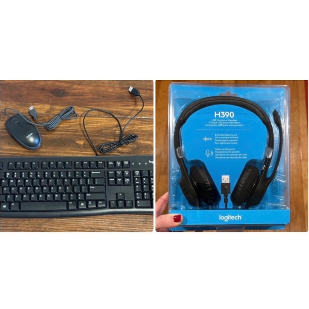 Keyboard, Mouse, and Headset Trio
